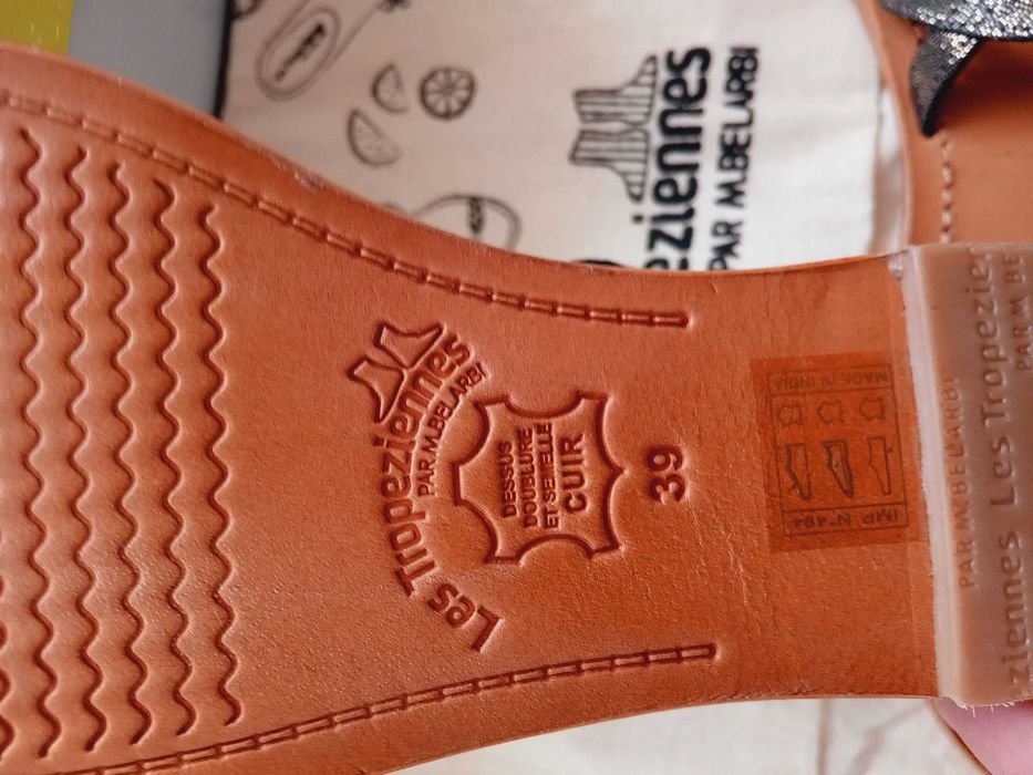 Les Tropeziennes/Nike/Clarks N39 сандали ест.кожа