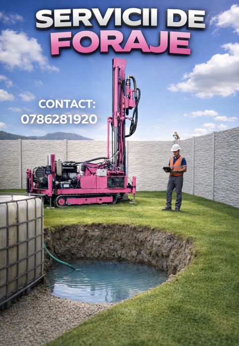 Foraje Puturi de Mica si Mare Adancime