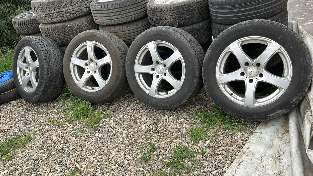 Set jante aliaj cu anvelope Volkswagen Touareg 2012, 255/55R18