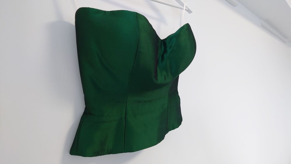 Rochie diafana XS (tutu si corset) cununie civila, nasa, bal absolvire