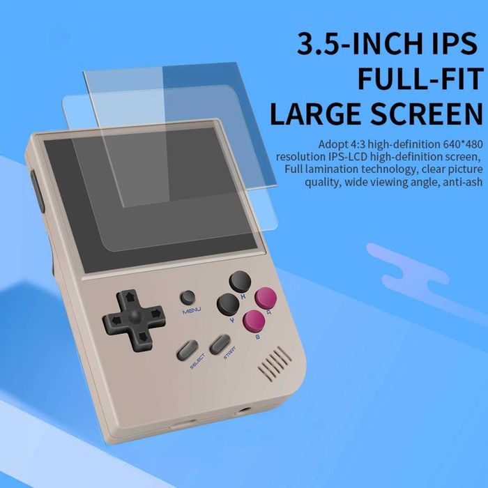 Конзолна игра ANBERNIC RG35XX, 5000+ игри, 64GB Памет, Cortex-A9, GPU