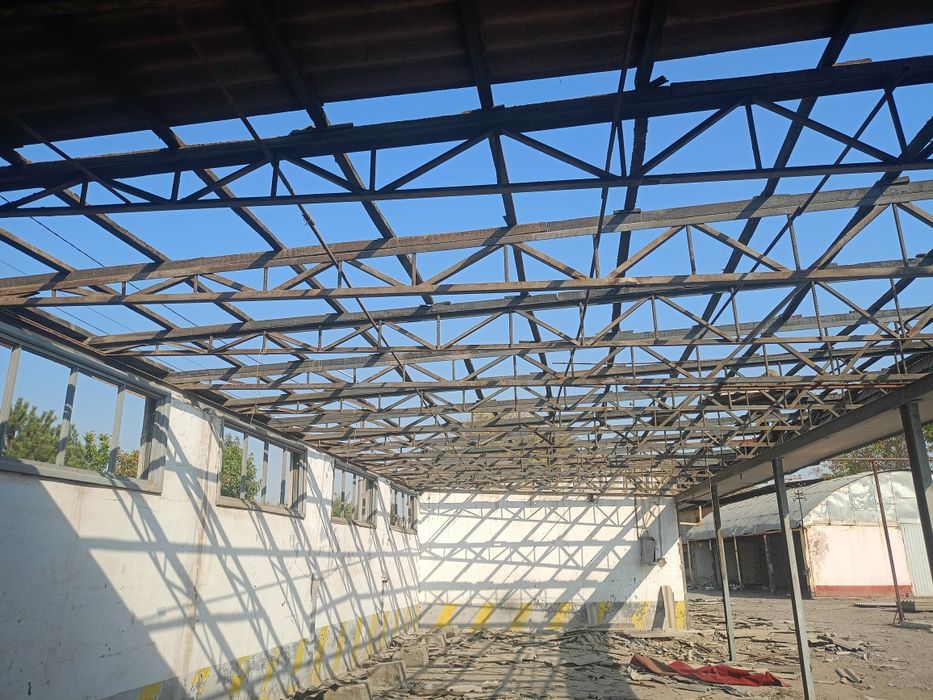 навес ва мойка молхоналарни йопиш учун фермалар бор хар хил размерда