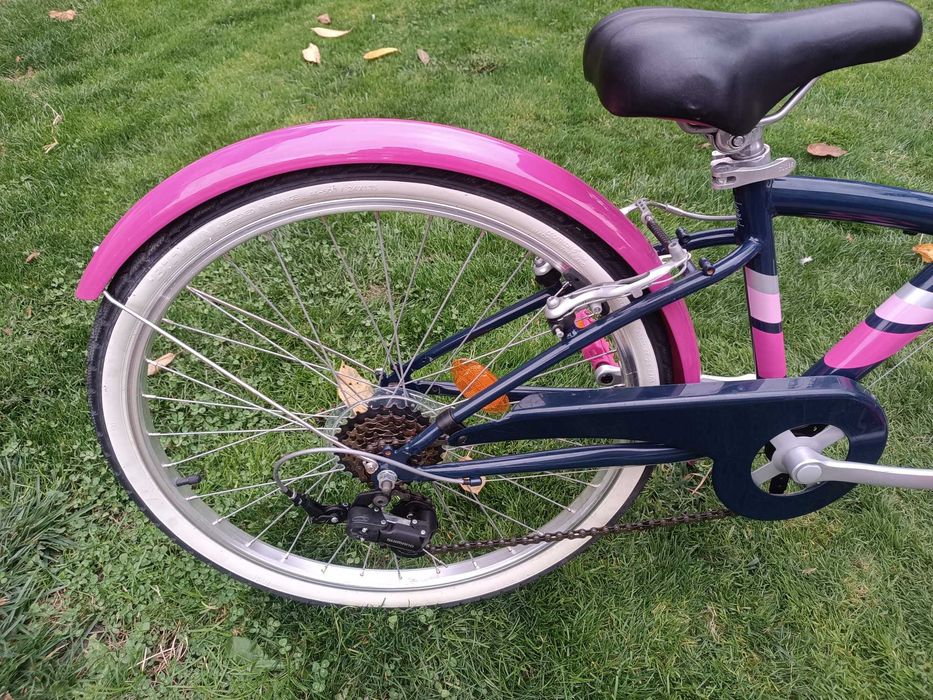 24" Детски Велосипед Btwin Подходящ за Момиче