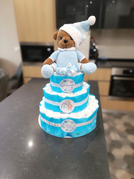 Торта от памперси / идея за подарък