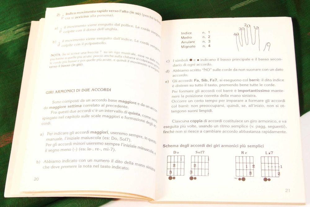 Manual, metoda de chitara, editata in Italia, 130 pagini, NOUA