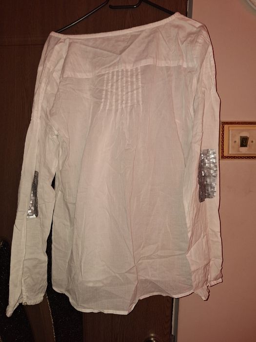 Bluza alba dama,nr 46,maneca lunga
