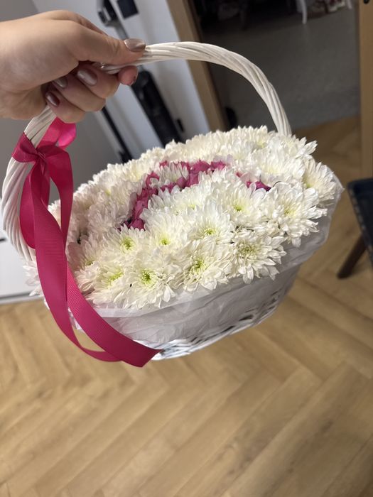 Цветы корзинка, буква а