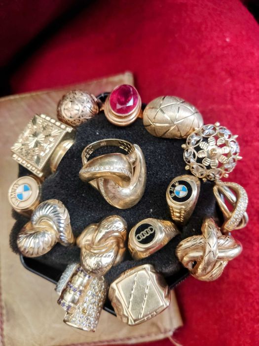 Злато - златни бижута - ланци, гривни, обеци, пръстени-14,18,22 карата