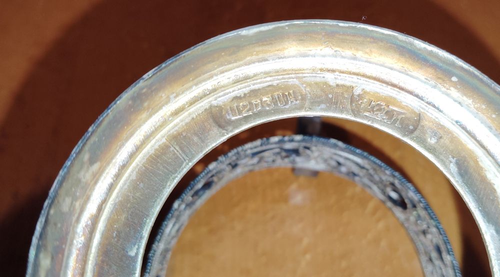 Посребрен подстакан 3 бр, чаша