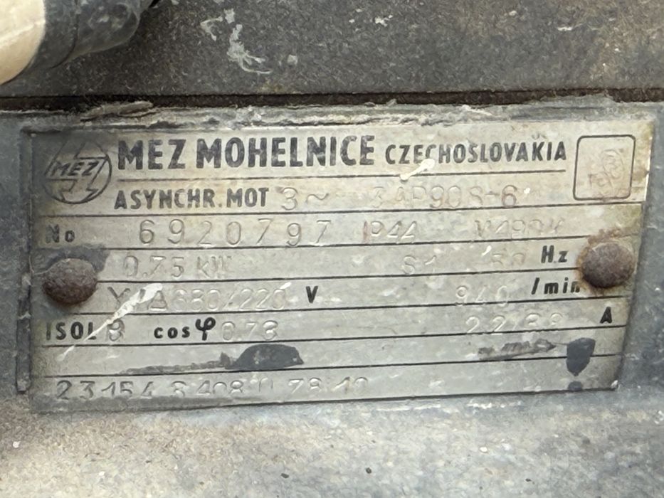 Строителен хаспел / лебедка (трифазен) – MEZ Mohelnice 0.75 kW