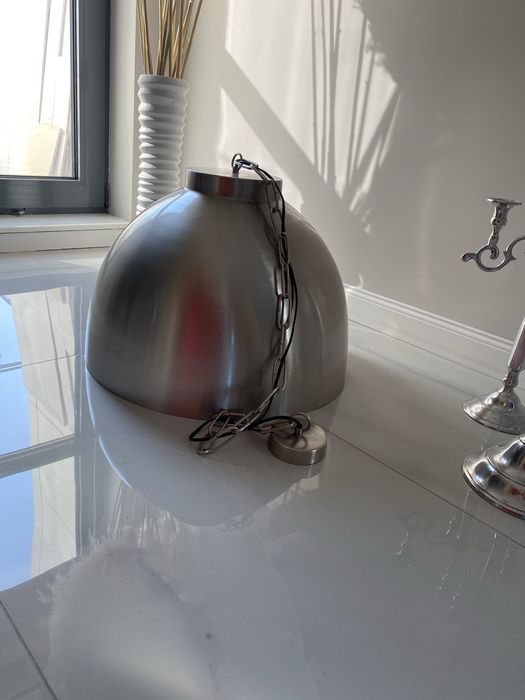 Дизайнерска лампа - хром пендел