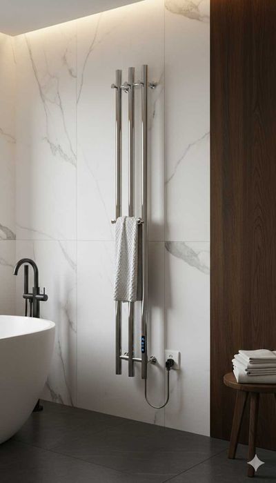 Электрический полотенцесушитель SR Lux Trio (3 секции) с таймером