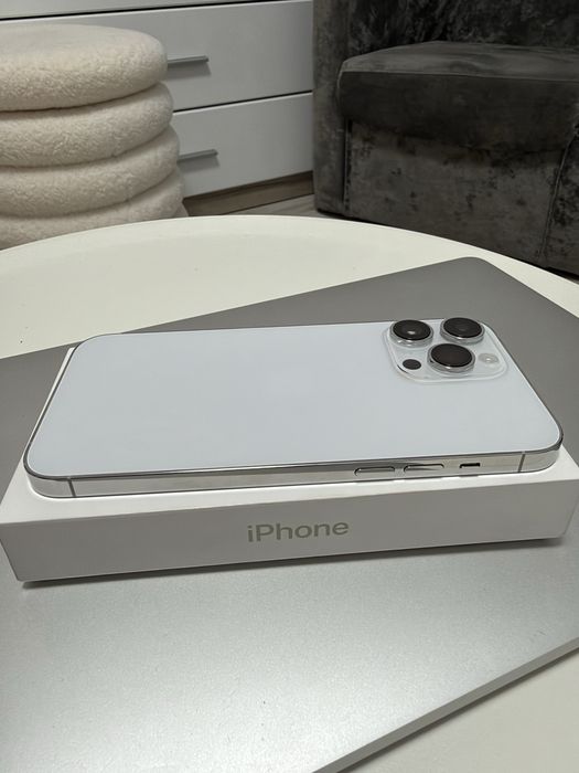 Iphone 14 pro max silver  bateria 100%  !