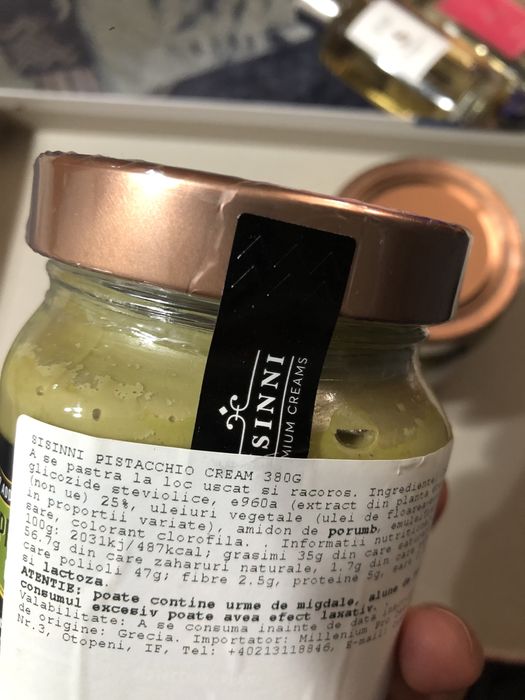 Crema de fistic Sisinni Grecia 380g sigilata