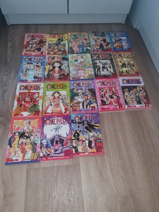Vând 18 cărți manga one piece