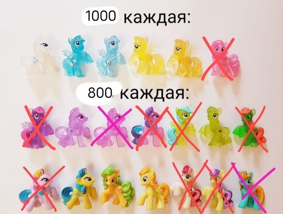 Фигурки пони коллекция