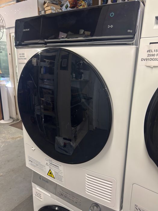 Uscător cu pompă de căldură 8kg Cecotec Bolero DressCode 8400 Inverter A+++