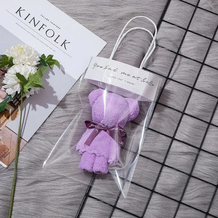 Полотенчик + подарочный пакетик