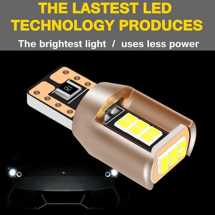 комплект 2броя led диодни габаритни крушки flyseen fls6023, t10 ...