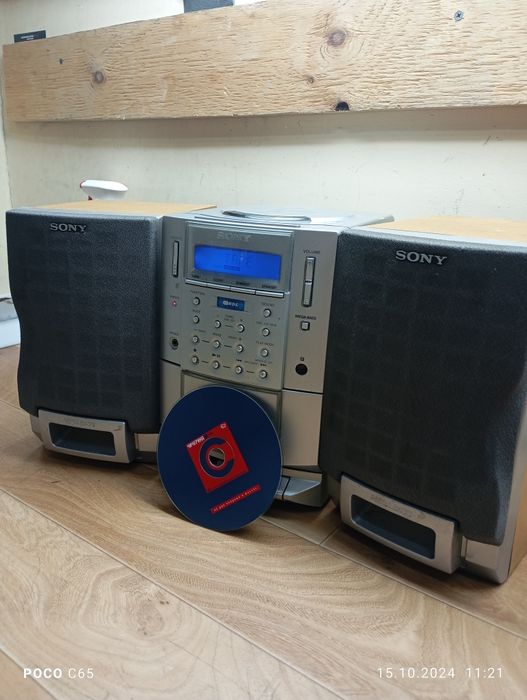 Мощный мини муз-центр SONY