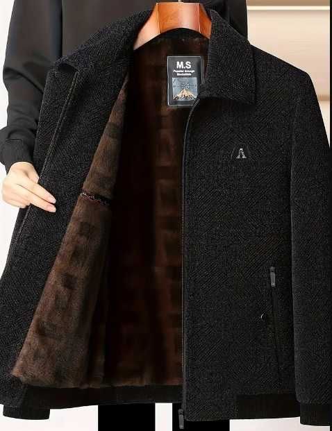 Geaca stil palton barbati imblanita L-XL Nou