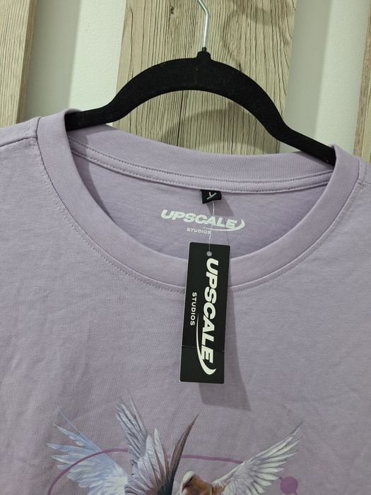 Tricou bărbați Upscale by Mister Tee Vive la Liberte 100% bumbac, nou cu etichetă, mărimea L