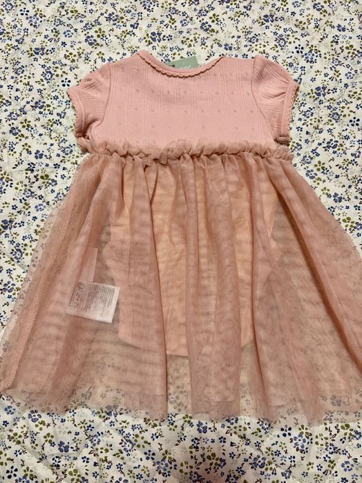 Рокля с боди и пола от тюл “HM”