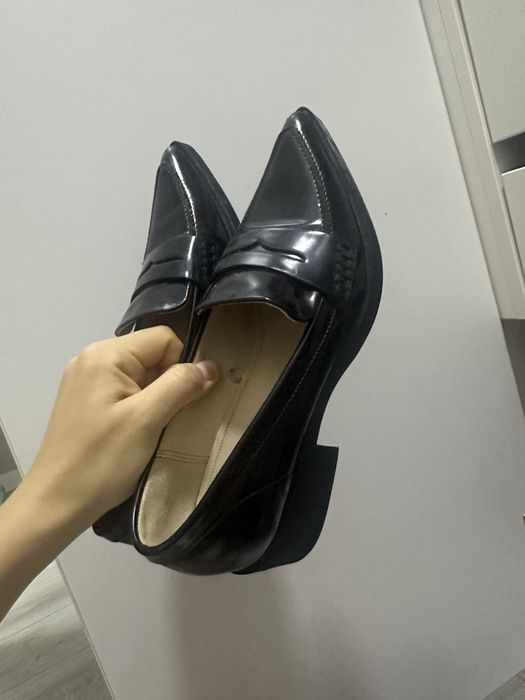 лоферы Zara в хрошем сост
