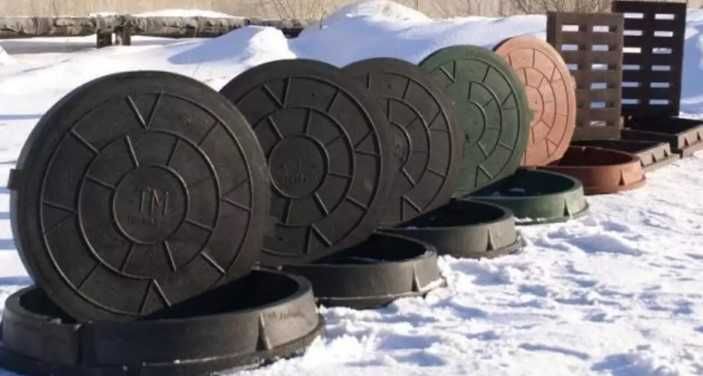 Люк чугунный колодец крышка Полимерный люк