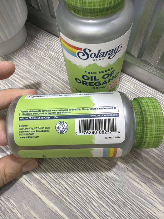 Solaray oil of oregano / соларай оил оф орегано