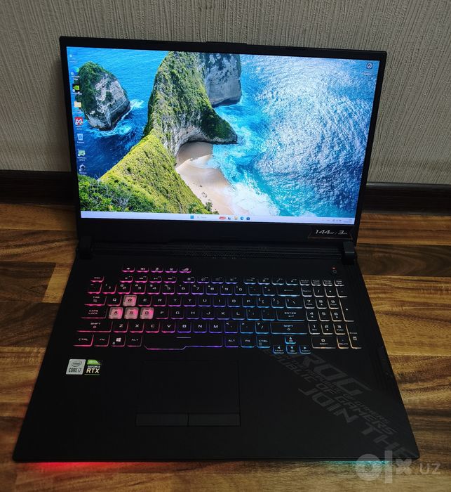 Asus ROG Strix.RTX2070 8gb/16gb ddr4/Core i7 10750h/ssd 512gb/17.3"
