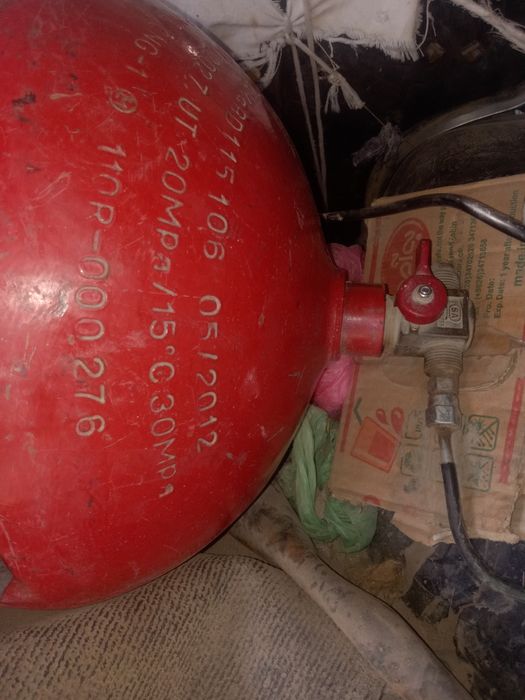 Temir metan gaz balon sotiladi 80 talik kamplikt