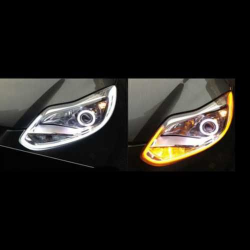 Силиконови LED ленти за фарове с функция бягащ мигач