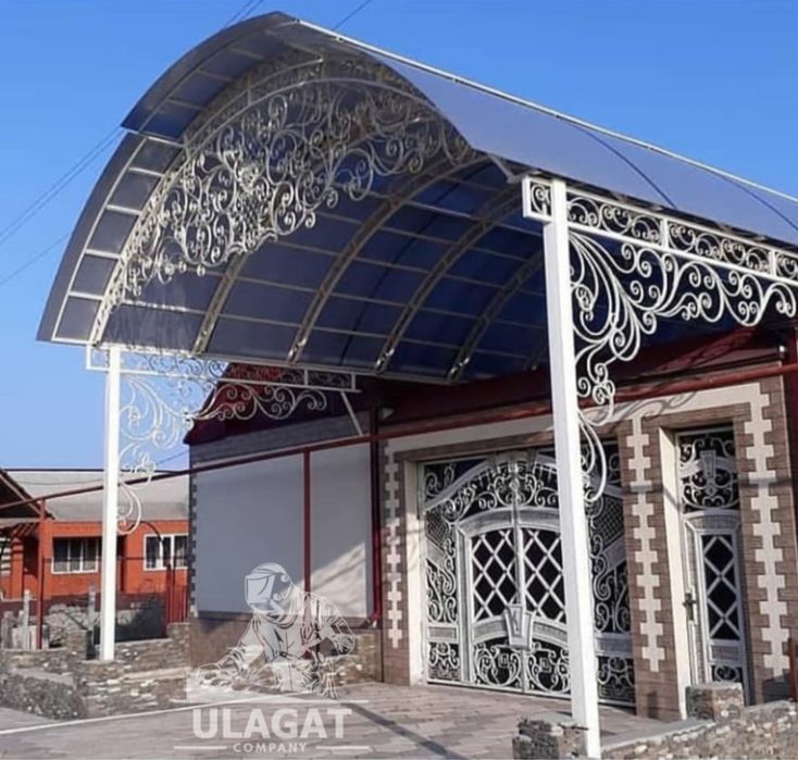 Ангар, навес, перила, качеля, ограждение