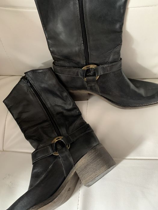 Cizme  Ciocate piele  NOI - unisex 42