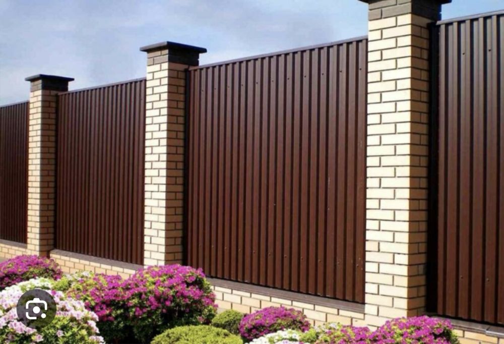 Профнастил для временых заборов