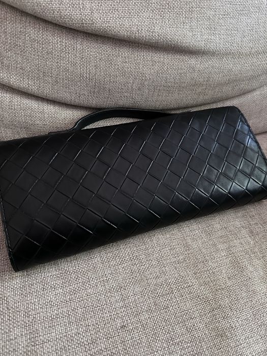 Чанта Bottega Veneta клъч- цвят черно