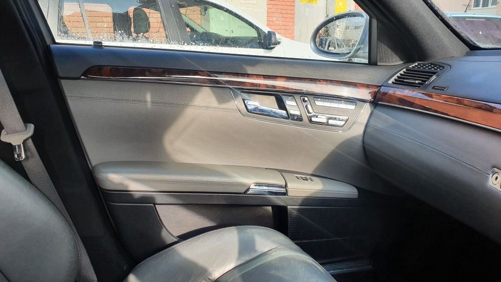 Interior piele gri Mercedes S class W221 scaun bancheta dreapta stanga