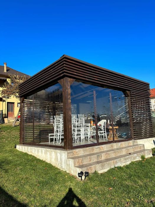 Producator folie transparenta terase si foisoare, folii terasa