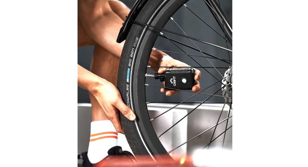 Compresor mini pentru bicicletă, umflare roata dupa pana, mic, portabil, puternic, robust, de incredere, NOU, SIGILAT, realizat in Germania