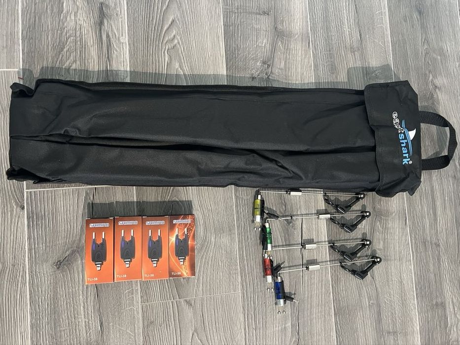 Rod Pod FULL Echipat 4 posturi EastShark + 4 Senzori SAIMINO + 4 Swing