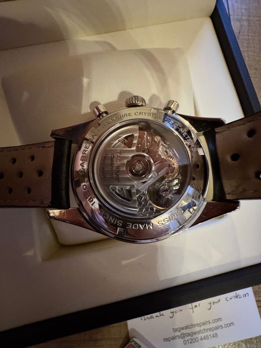 Tag Heuer Carrera Chronograph cal.16 41mm СИВ Профилактиран