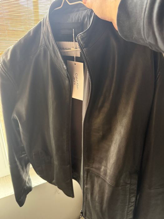 Кожено яке Calvin Klein