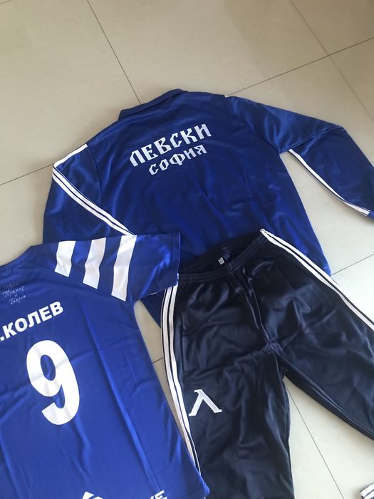 Тениска Левски Алекс Колев с Дълъг екип Левски - размер М