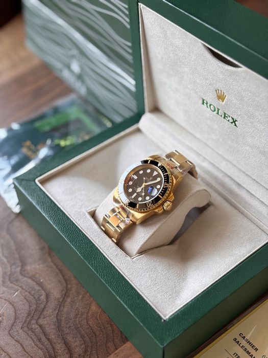 Rolex Submariner Gold And Black 41mm