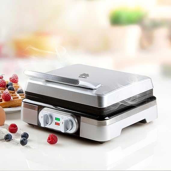 Гофретник Domo DO9149W, сребрист (металик)