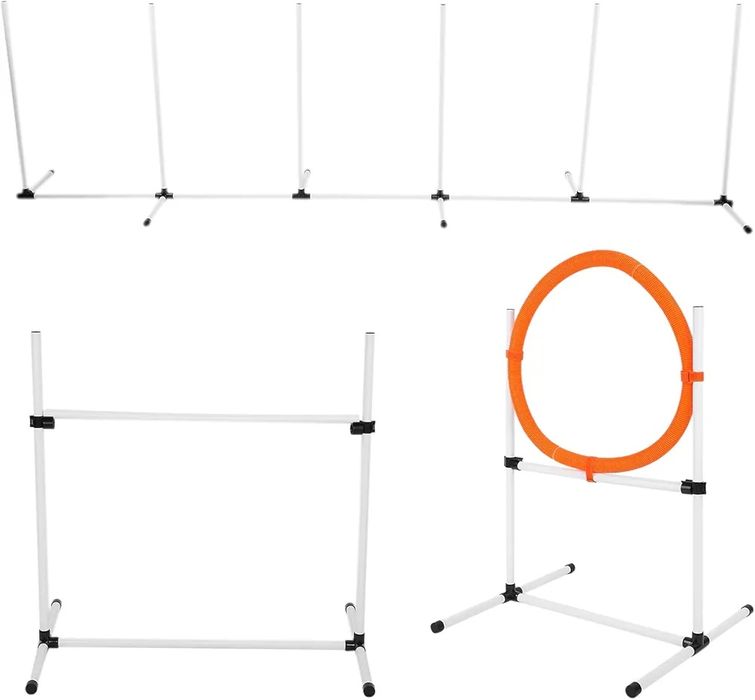 Тренировъчен комплект за кучета от 3 различни препятствия
