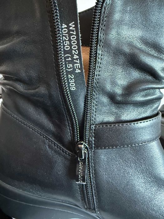 Ghete dama negre piele, noi, nr40-39,5, Japonia, absolut deosebite