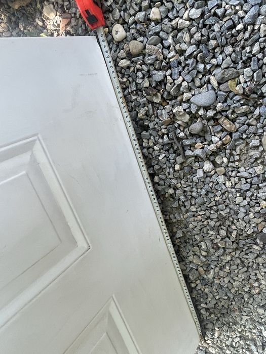 Vand usa metalica alba FARA TOC