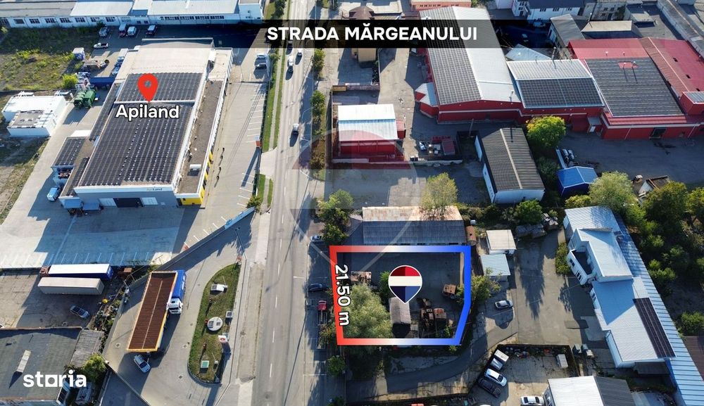 De vanzare teren zona Margianului potrivită pentru SHOWROOM